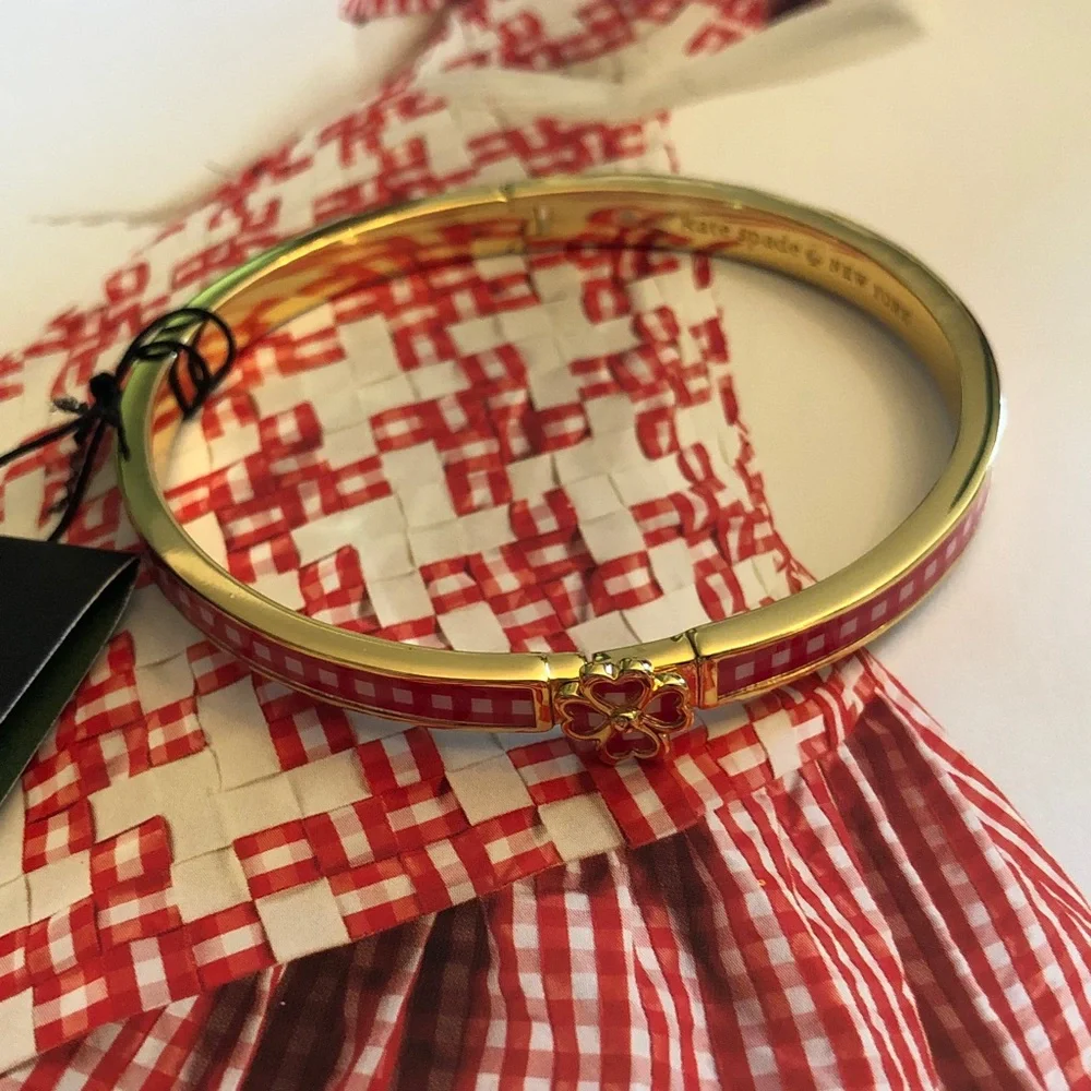 Authentic New with tag. kate spade Hinge Bangle Bracelet - Picture 1 of 7